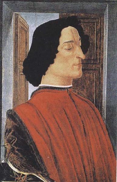 Sandro Botticelli Portrait of Giuliano de'Medici